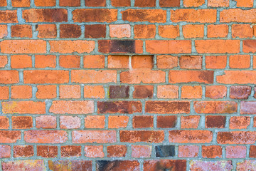Naklejka premium Alte Mauer Backstein Ziegelstein Hintergrund