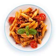 Pasta with tomato sauce