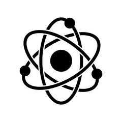  Atom Icon - vector iconic design