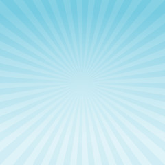 Abstract light Blue gradient rays background. Vector