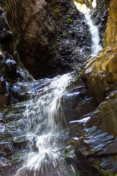 La Gomera Wasserfall im Barranco de Arure