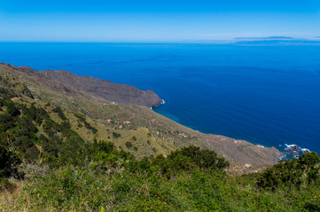 Fototapeta na wymiar La Gomera Blick auf das Meer