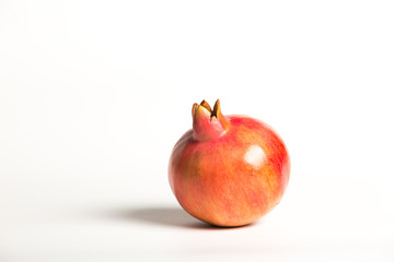pomegranate on white backround
