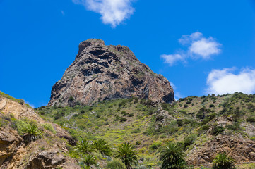 La Gomera Vallehermoso Roque El Cano
