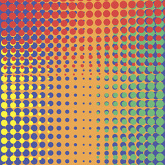 Colored Halftone Background