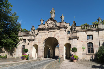 Fototapeta na wymiar Baroque Paulustor in the city of Fulda