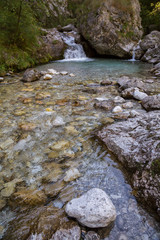 Natural waterpool, Val Vertova, Italy