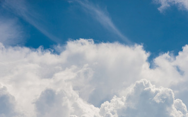 Abstract clould blue sky background