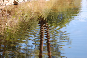 agua, arboles, paisaje, senderismo, rio, 