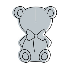 cartoon mouse animal icon over white background colorful design vector illustration