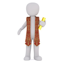 Ein Priester bei seiner Predigt