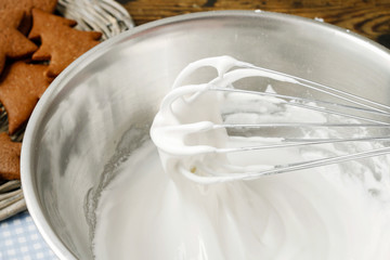 Creamy icing isolated