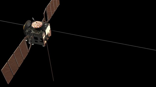 Interplanetary Space Station And Alpha Channel Separately. 3D Animation. You Can Use Any Background For Your Projects. You Can Find Fhe Complete Scene In My Portfolio.