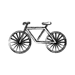 Fototapeta na wymiar bicycle icon over white background vector illustration