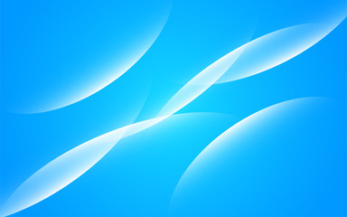 Abstract refreshing futuristic motion swoosh wave. Bright vibrant halftone futuristic gradient border line over blue background layout. Vector illustration