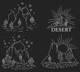 Dayly and nightly desert - 169305824