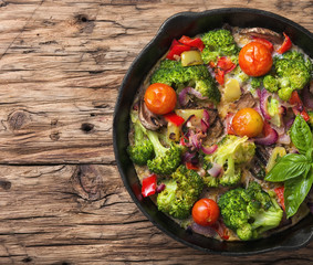 Vegetarian Italian Omelette