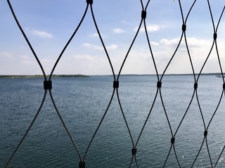 Pegelturm am Goitzschesee in Bitterfeld (Sachsen-Anhalt)