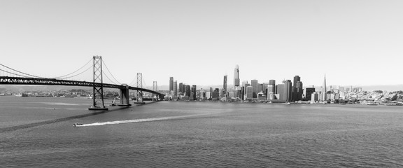 San Francisco Skyline B&W