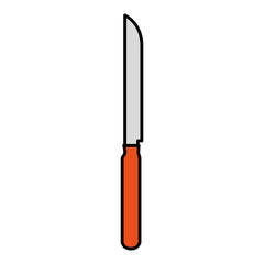 knife cutlery isolated icon vector illustration design