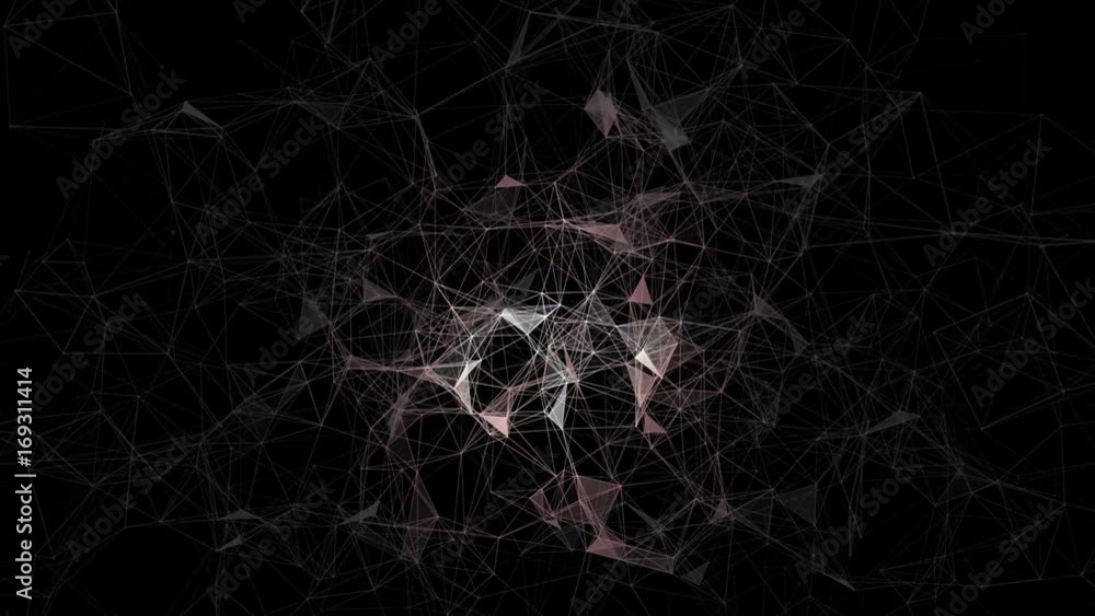 Poster in the center of the universe.abstract plexus background for different events and projects.seamless 
