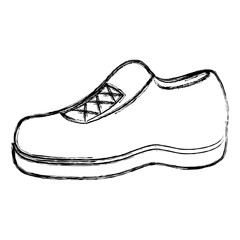 Moccasin shoe isolated icon vector illustration design