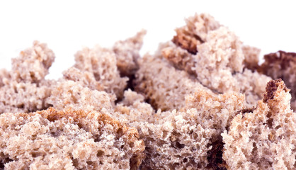Crumbs of black bread