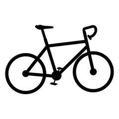 bicycle race isolated icon vector illustration design