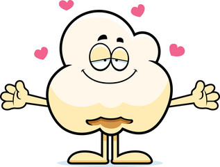 Cartoon Popcorn Hug