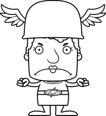 Cartoon Angry Hermes Woman