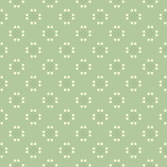 Simple cute pattern in small-scale flowers.
