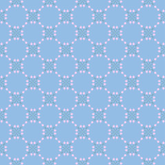 Simple cute pattern in small-scale flowers.