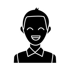 male avatar profile picture employee work vector illustration