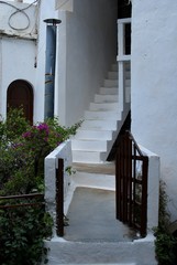 Escalier dans un monastère crétois (Grece)
