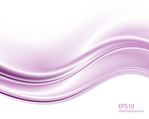 Vector abstract purple waves background.