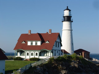 Fototapeta na wymiar Portland Head Lighthouse, Maine