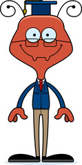 Cartoon Smiling Teacher Ant