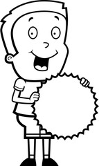 Boy Burst Sign