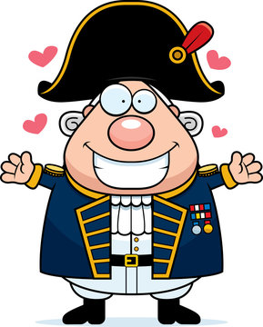 Cartoon British Admiral Hug