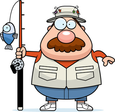 Cartoon Fisherman Mustache