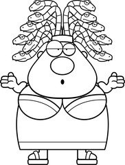 Confused Cartoon Medusa