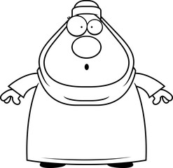 Surprised Cartoon Muslim