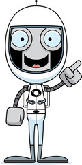 Cartoon Astronaut Robot Idea