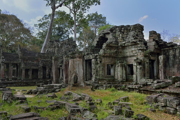 Fototapeta na wymiar Cambodia Angkor Thom Preah Khan