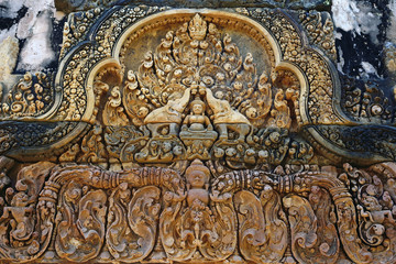 Fototapeta na wymiar Cambodia Koh Ker Banteay Srei