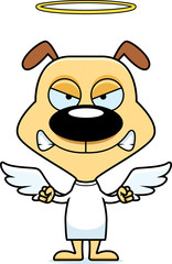 Cartoon Angry Angel Puppy