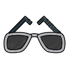 eyeglasses accessory fashion object element vector illustration