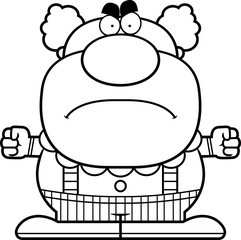 Angry Cartoon Clown