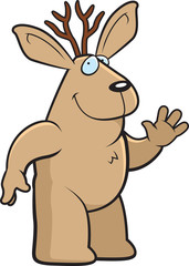 Jackalope Waving