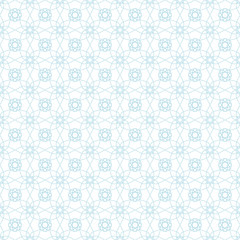 Floral seamless pattern. Blue and white background